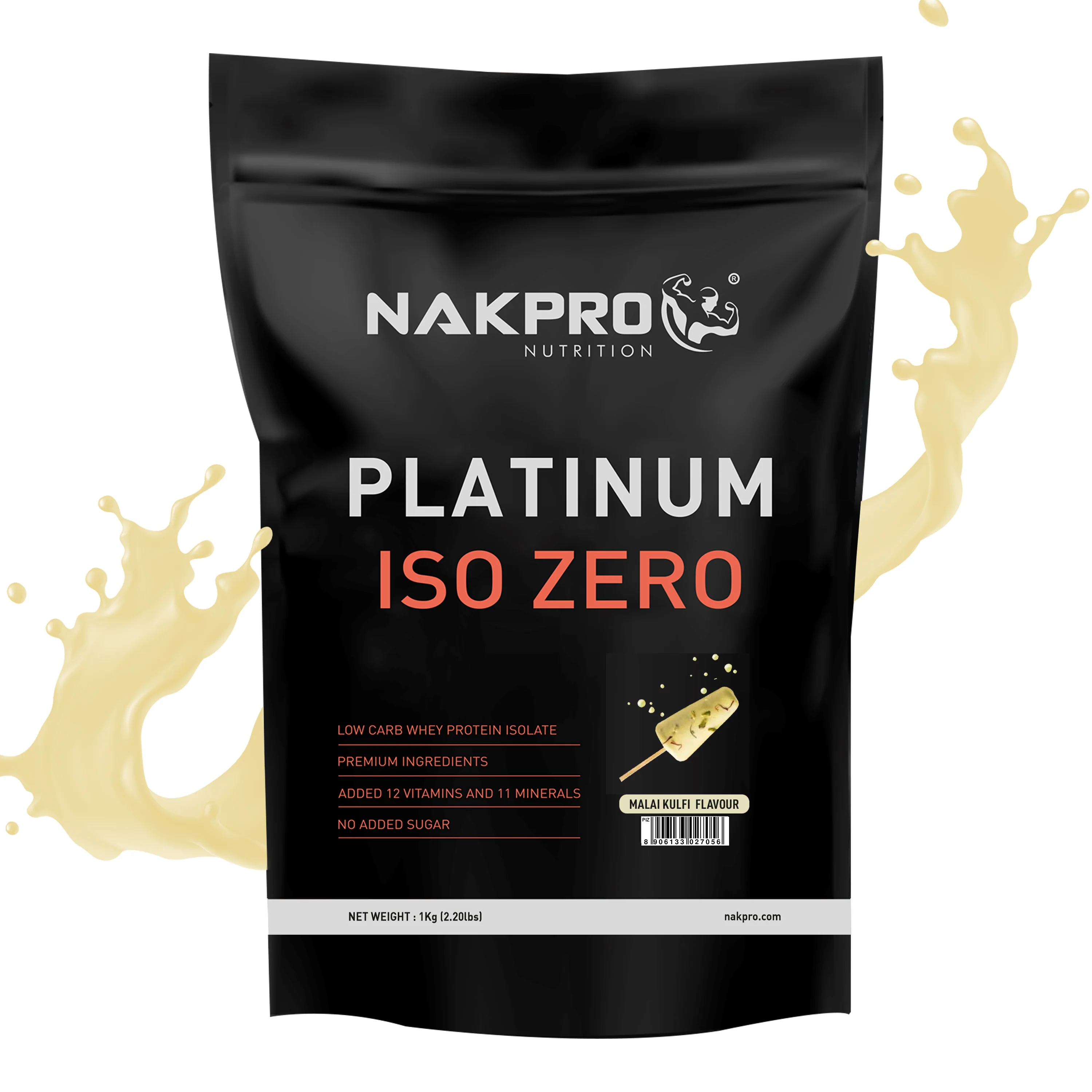 Nakpro Platinum ISO Zero Whey Protein Isolate | 89g Protein - Image 4