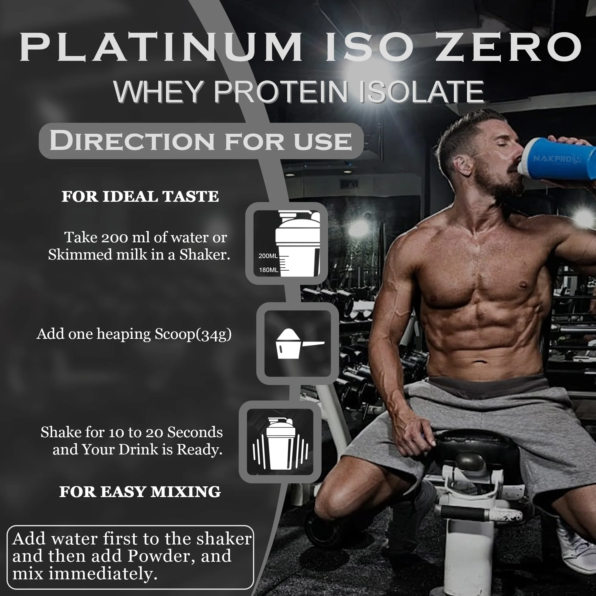 Nakpro Platinum ISO Zero Whey Protein Isolate | 89g Protein - Image 42