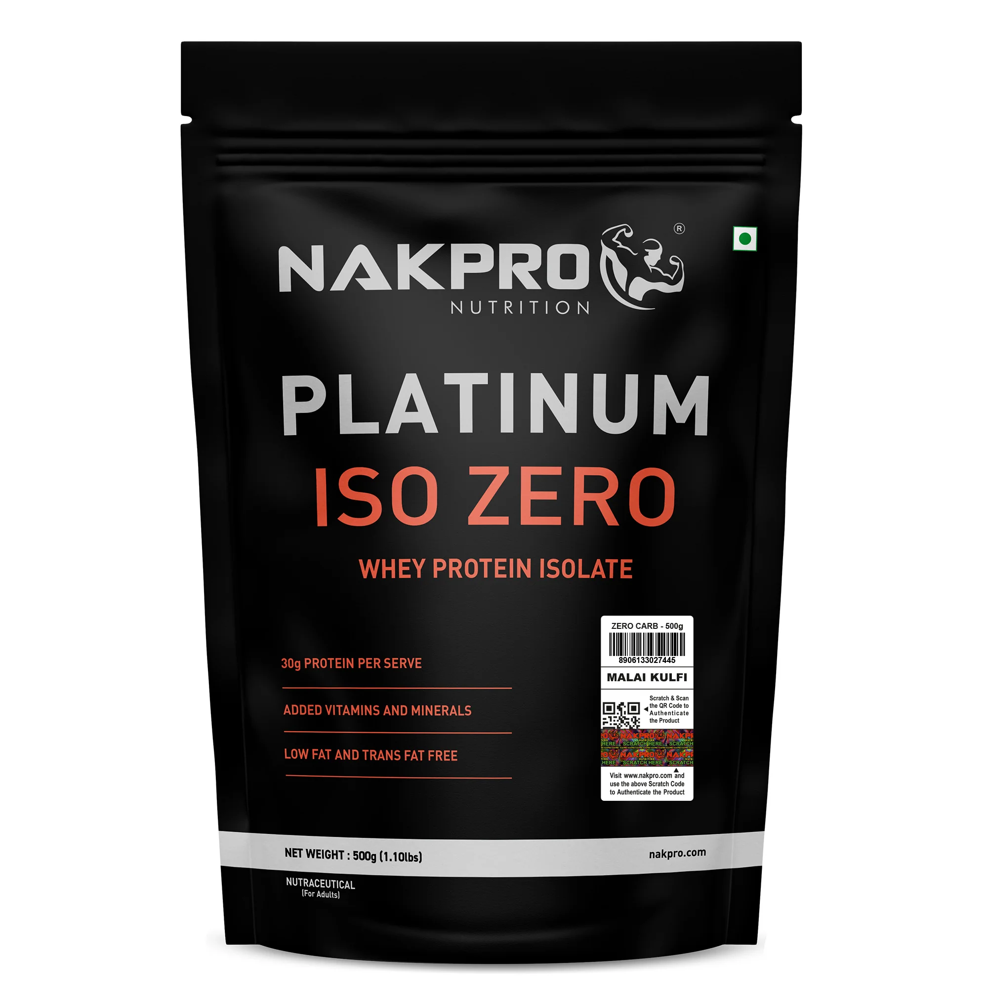 Nakpro Platinum ISO Zero Whey Protein Isolate | 89g Protein - Image 45