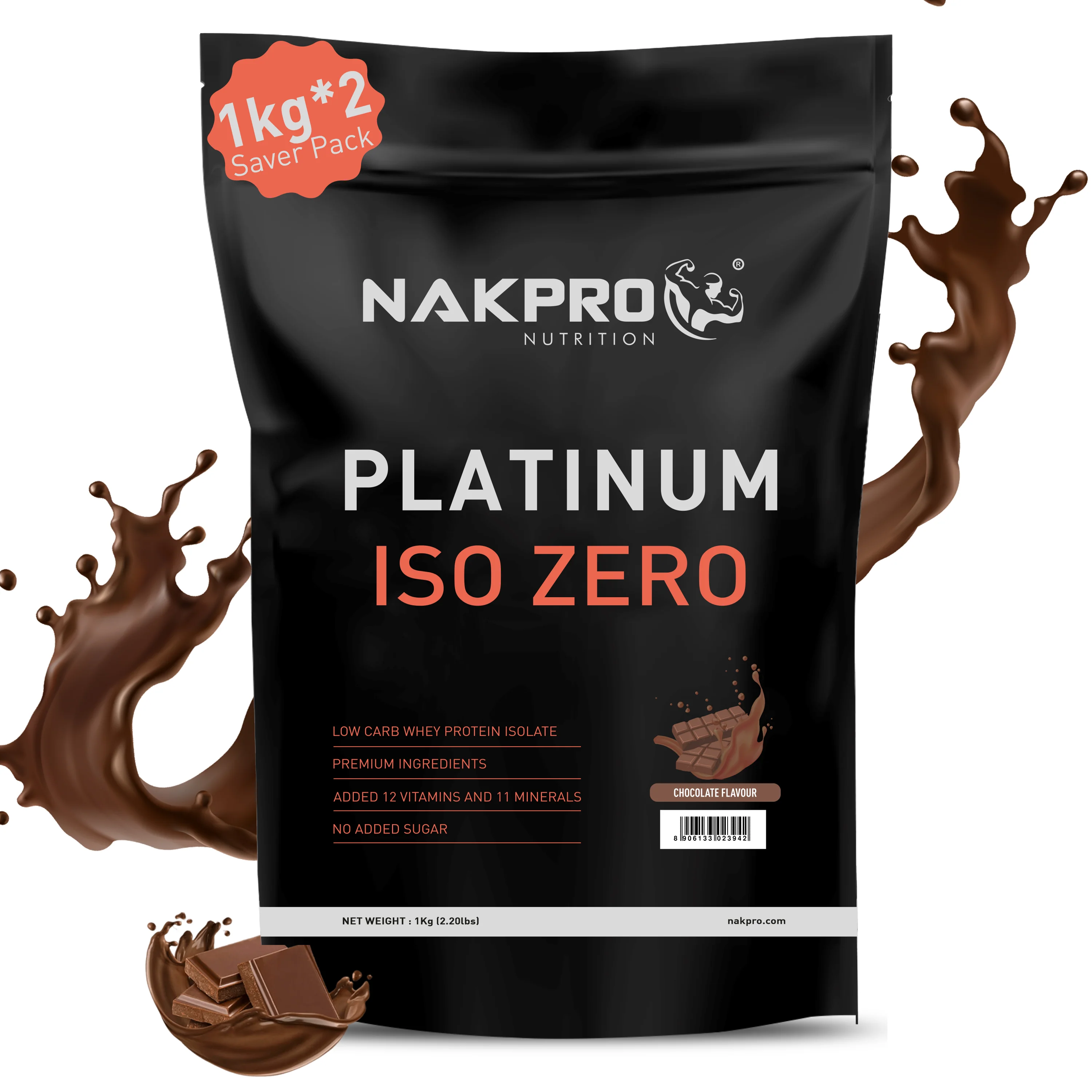 Nakpro Platinum ISO Zero Whey Protein Isolate | 89g Protein - Image 5