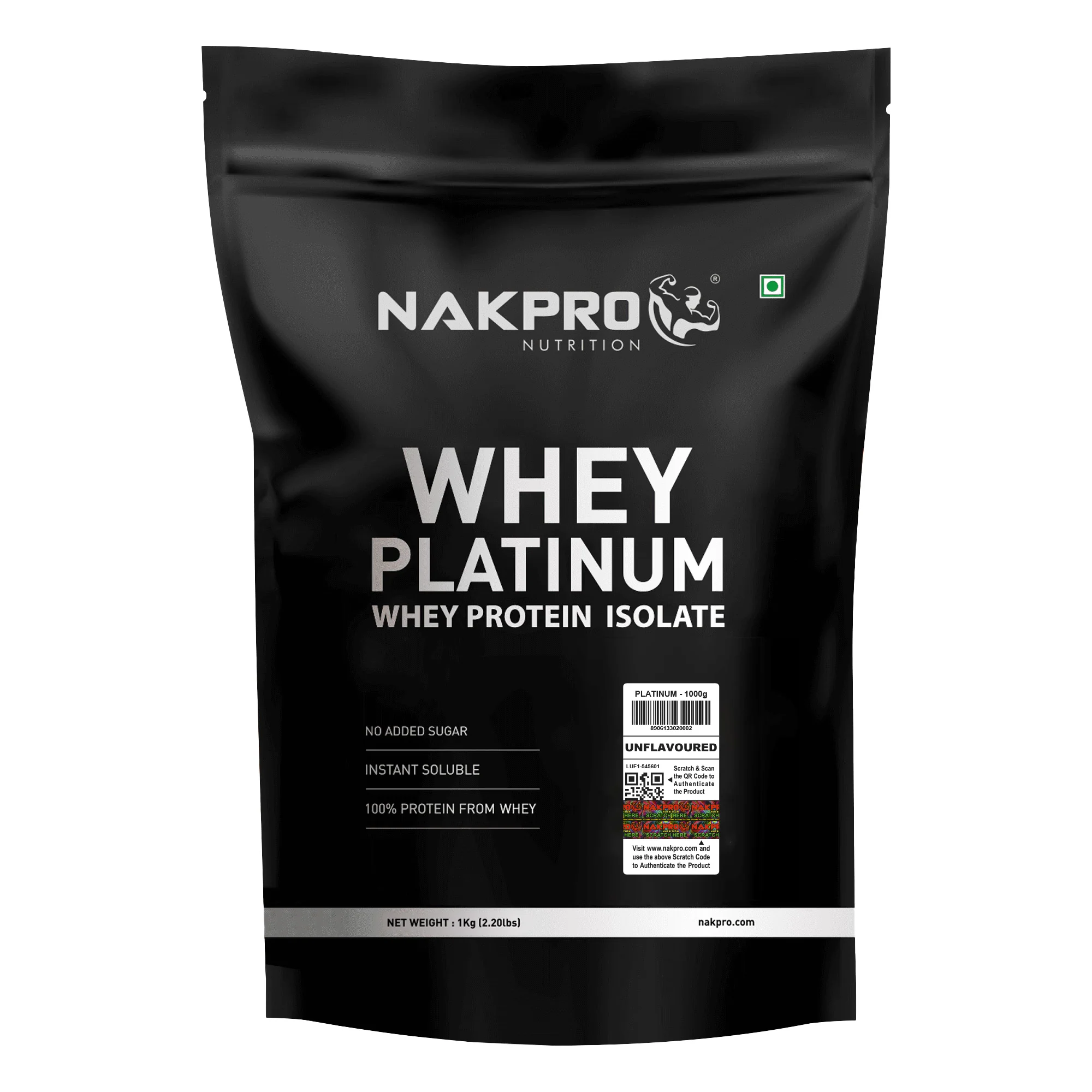 Nakpro Platinum Raw Whey Protein Isolate | 90g Protein | Clean Unflavored Whey Protein | Trustified Certified - Image 130