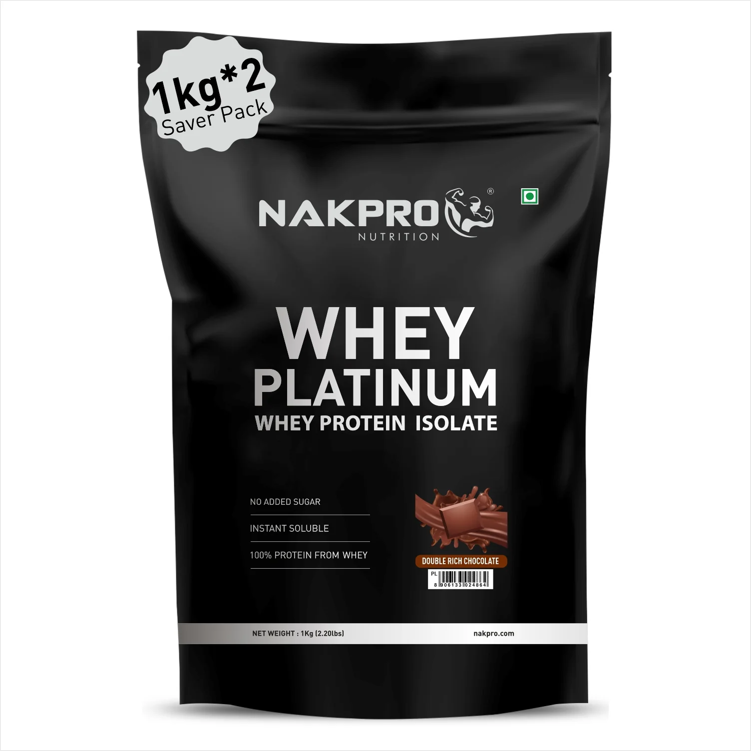 Nakpro Platinum Whey Protein Isolate | 82g Protein | Trustified Certified - Image 25