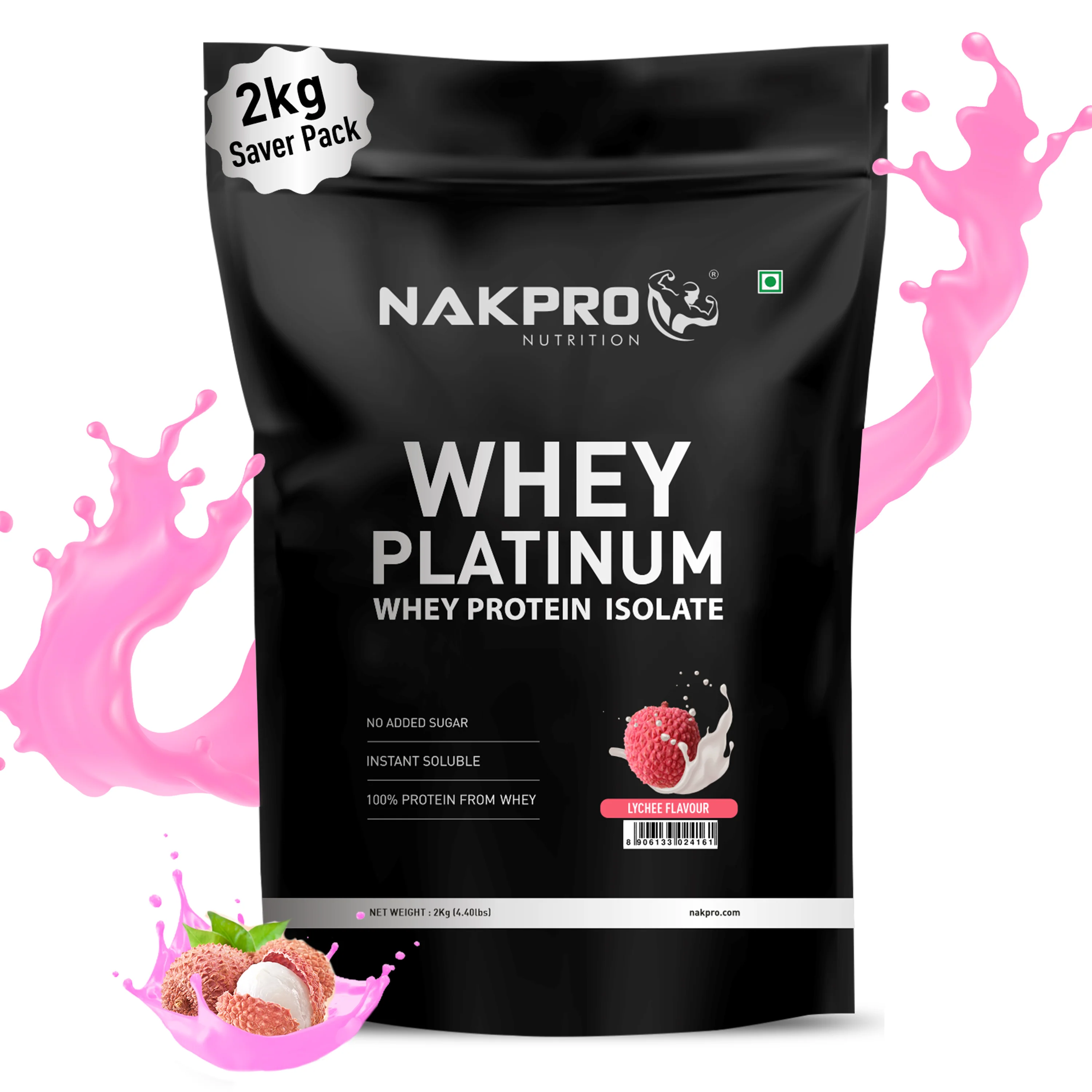 Nakpro Platinum Whey Protein Isolate | 82g Protein | Trustified Certified - Image 29
