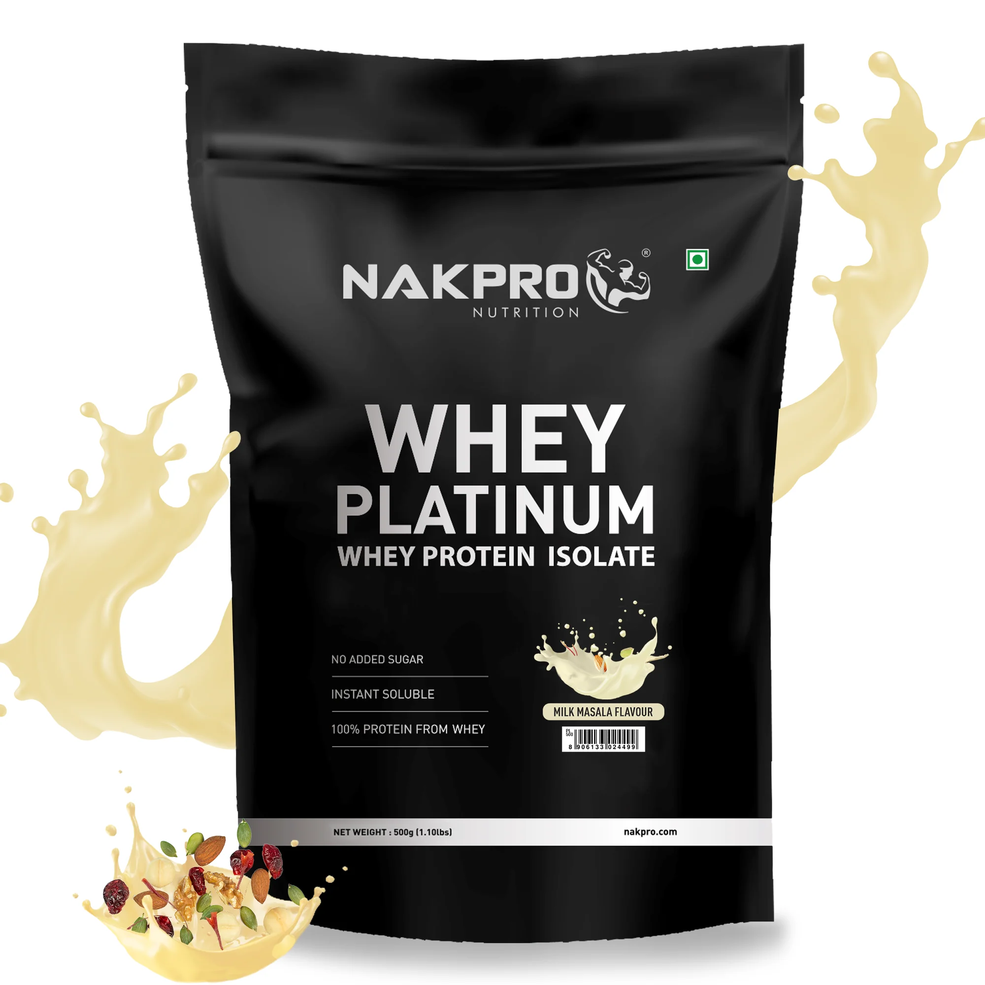 Nakpro Platinum Whey Protein Isolate | 82g Protein | Trustified Certified - Image 49
