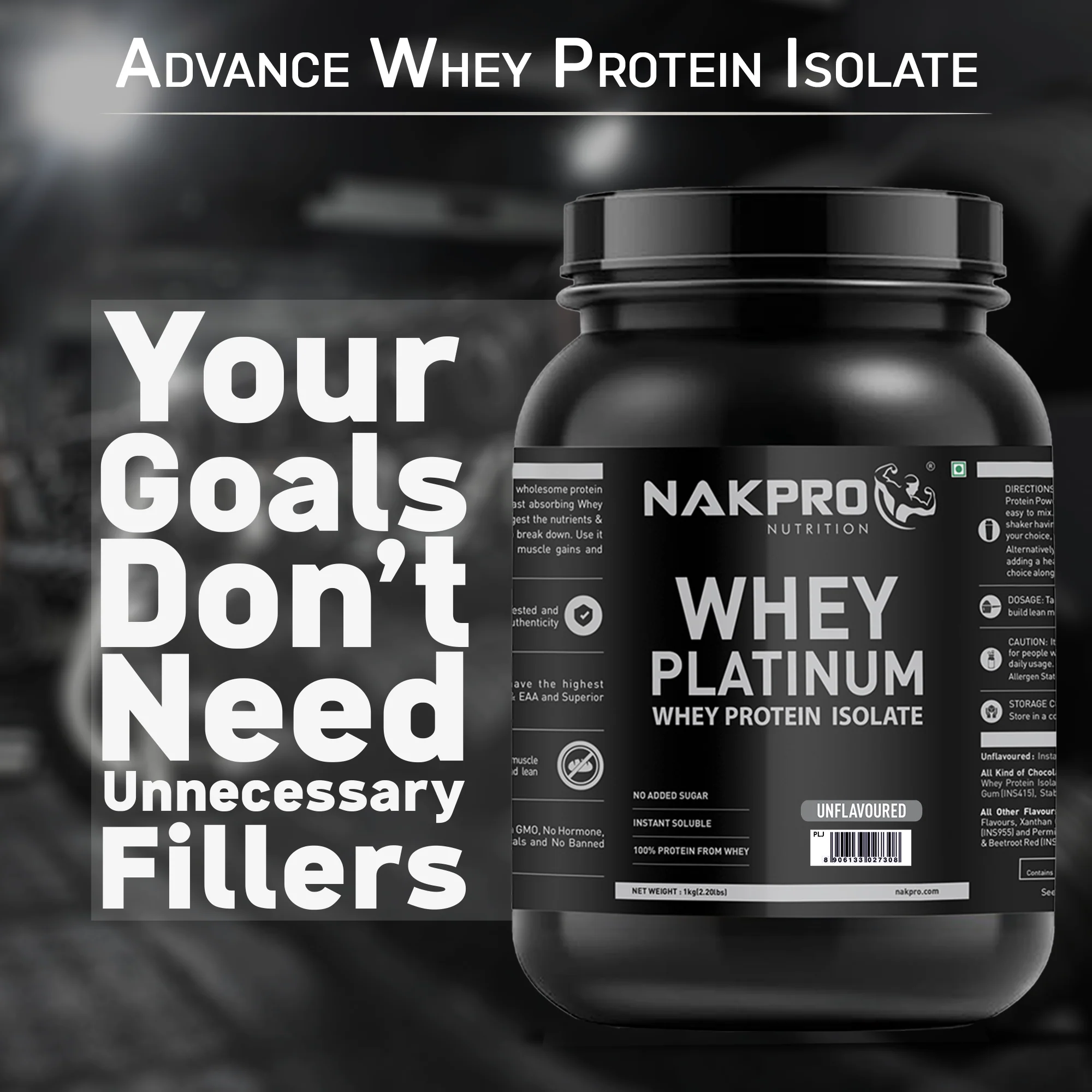 Nakpro Platinum Whey Protein Isolate | 82g Protein | Trustified Certified - Image 59