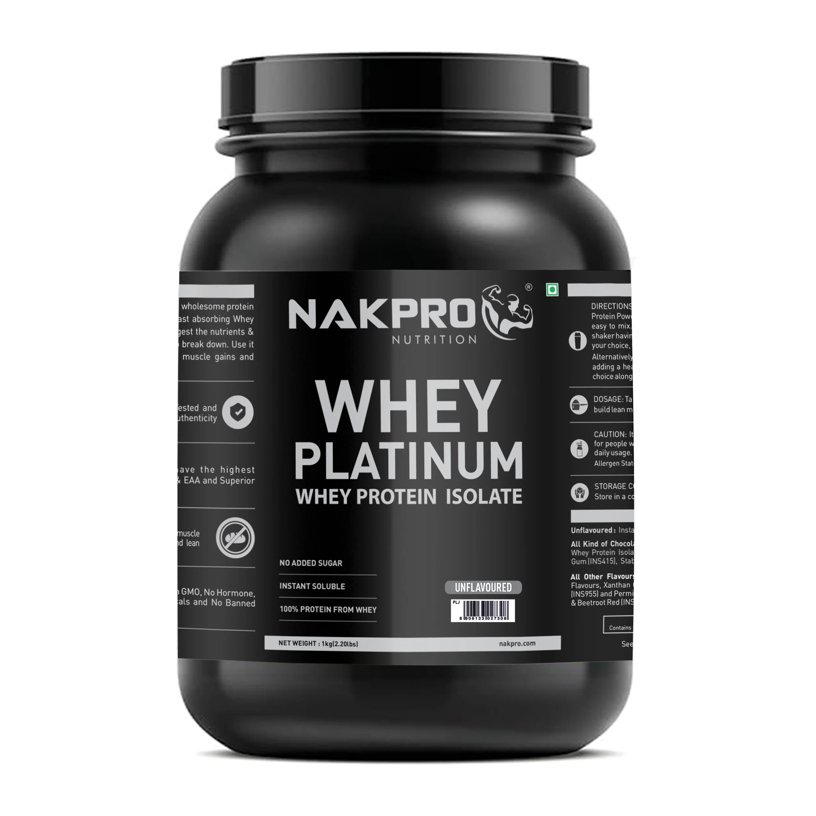 Nakpro Platinum Whey Protein Isolate | 82g Protein | Trustified Certified - Image 6