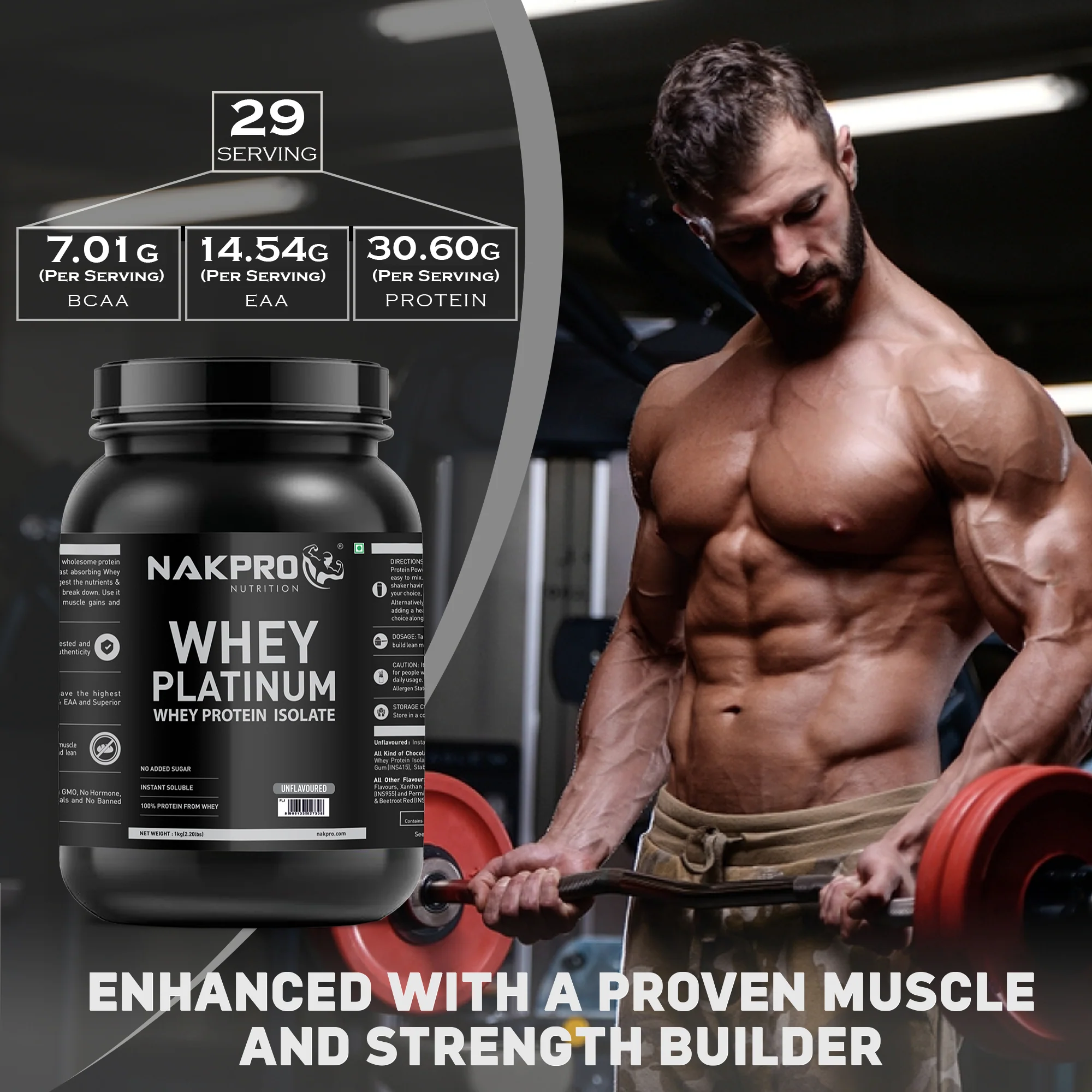 Nakpro Platinum Whey Protein Isolate | 82g Protein | Trustified Certified - Image 65