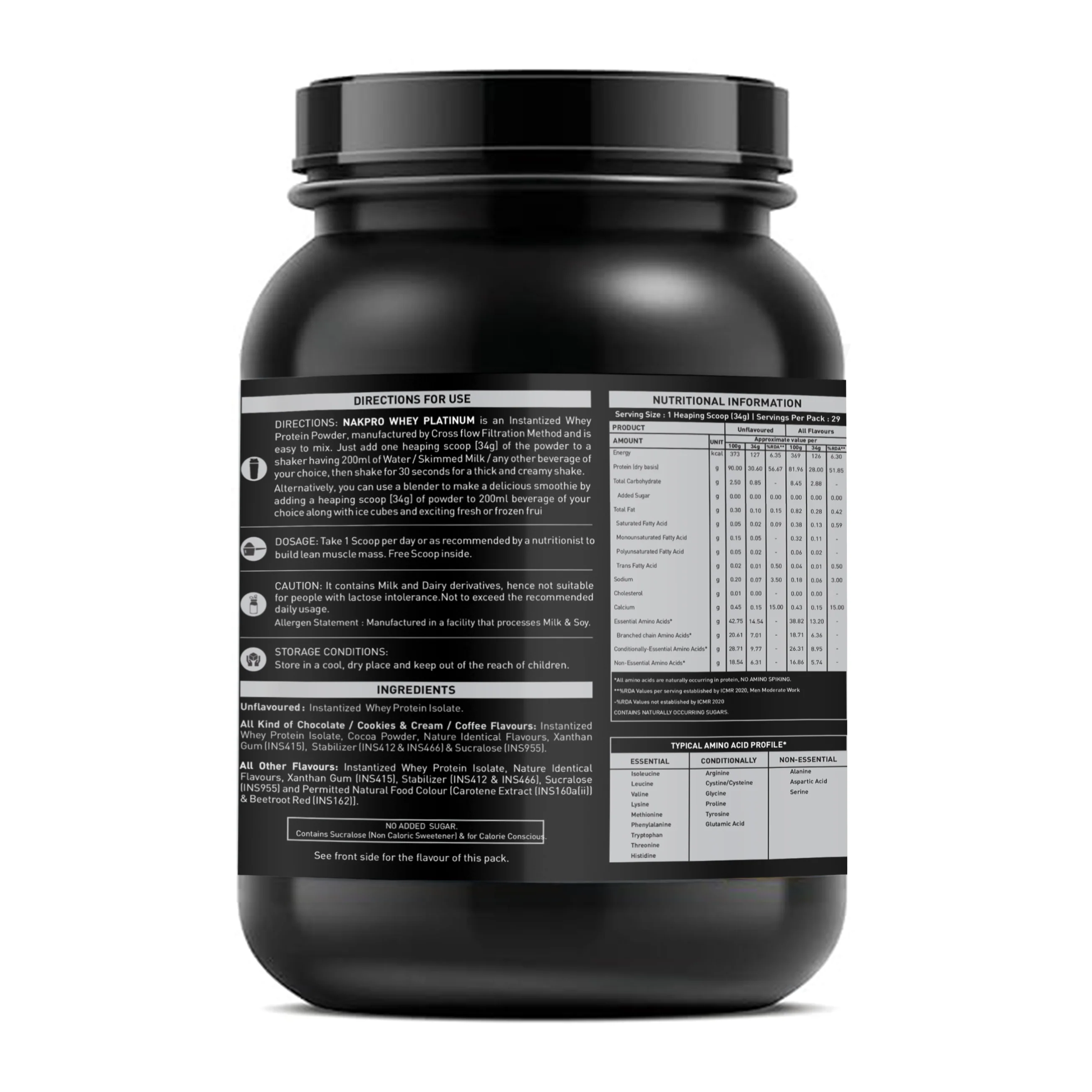 Nakpro Platinum Whey Protein Isolate | 82g Protein | Trustified Certified - Image 74