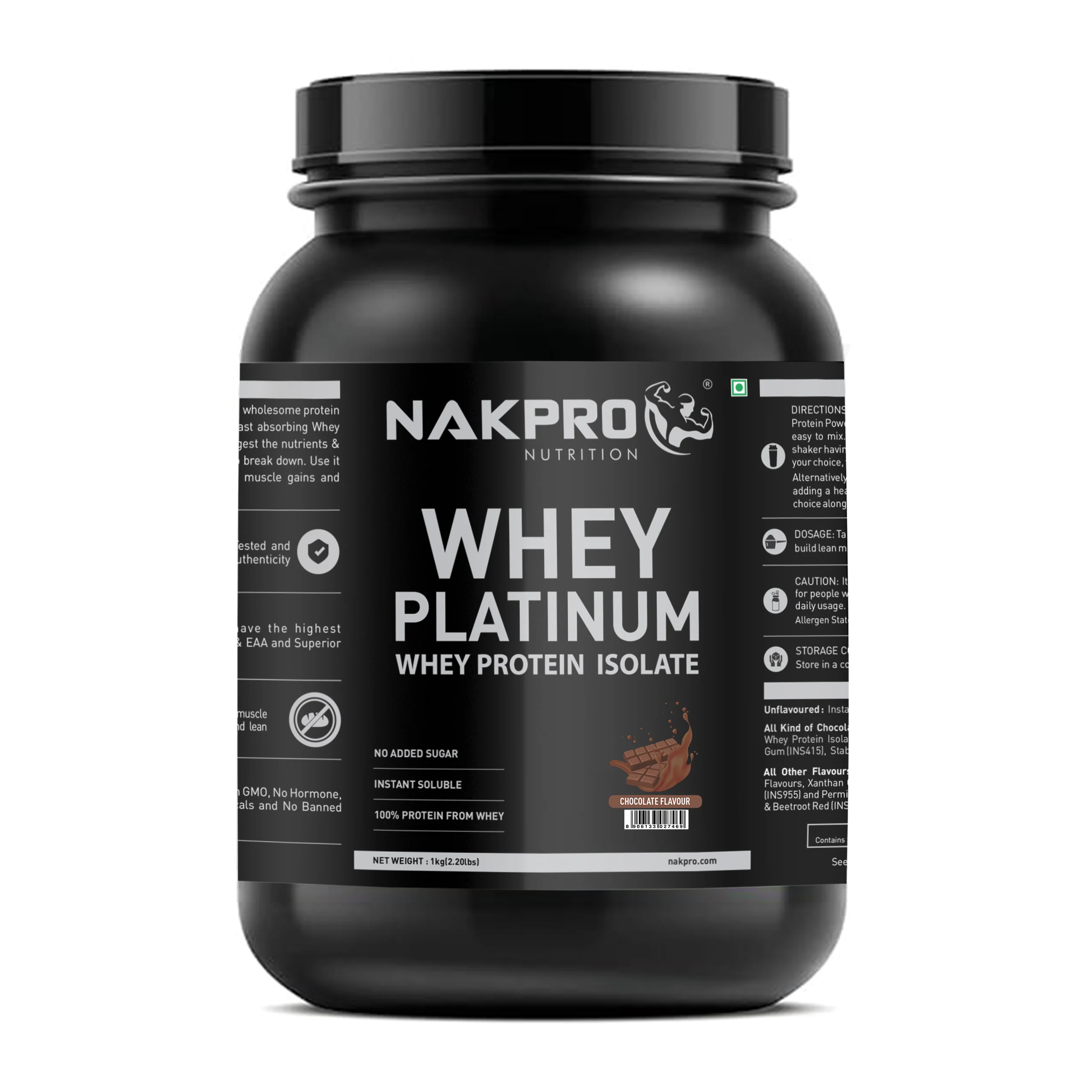 Nakpro Platinum Whey Protein Isolate | 82g Protein | Trustified Certified - Image 75