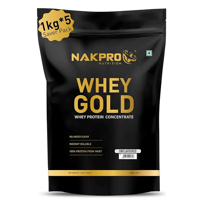 Nakpro Whey Gold Protein Concentrate | 80g Protein | Clean Unflavored Whey Protein | Trustified Certified - Image 12