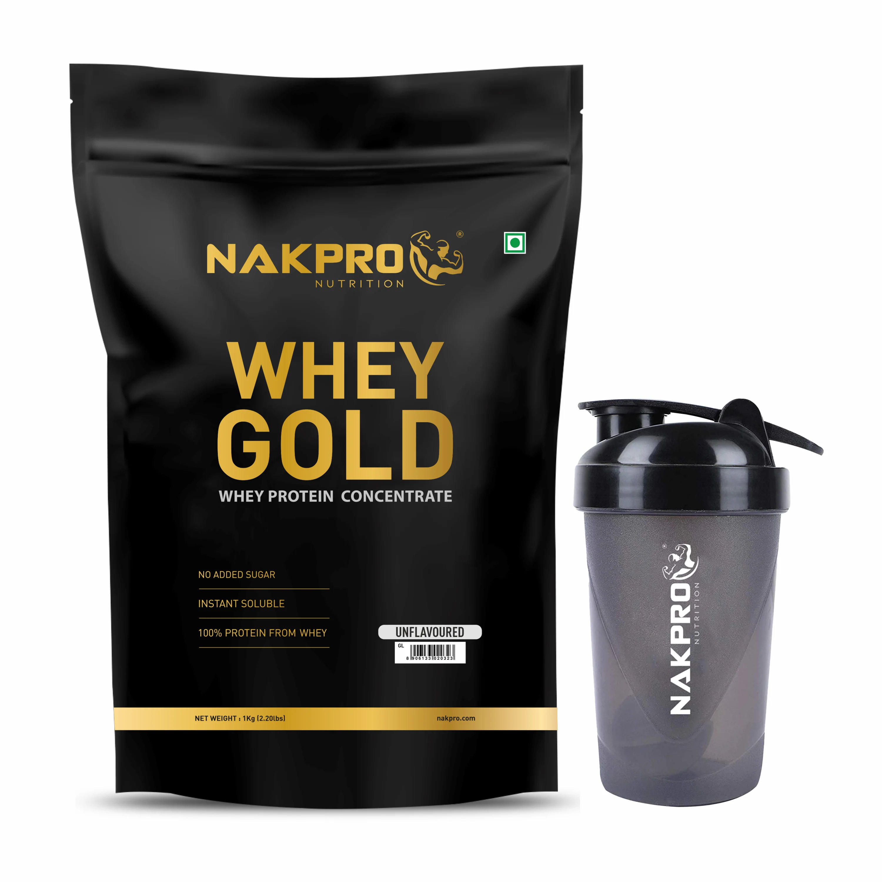 Nakpro Whey Gold Protein Concentrate | 80g Protein | Clean Unflavored Whey Protein | Trustified Certified - Image 25