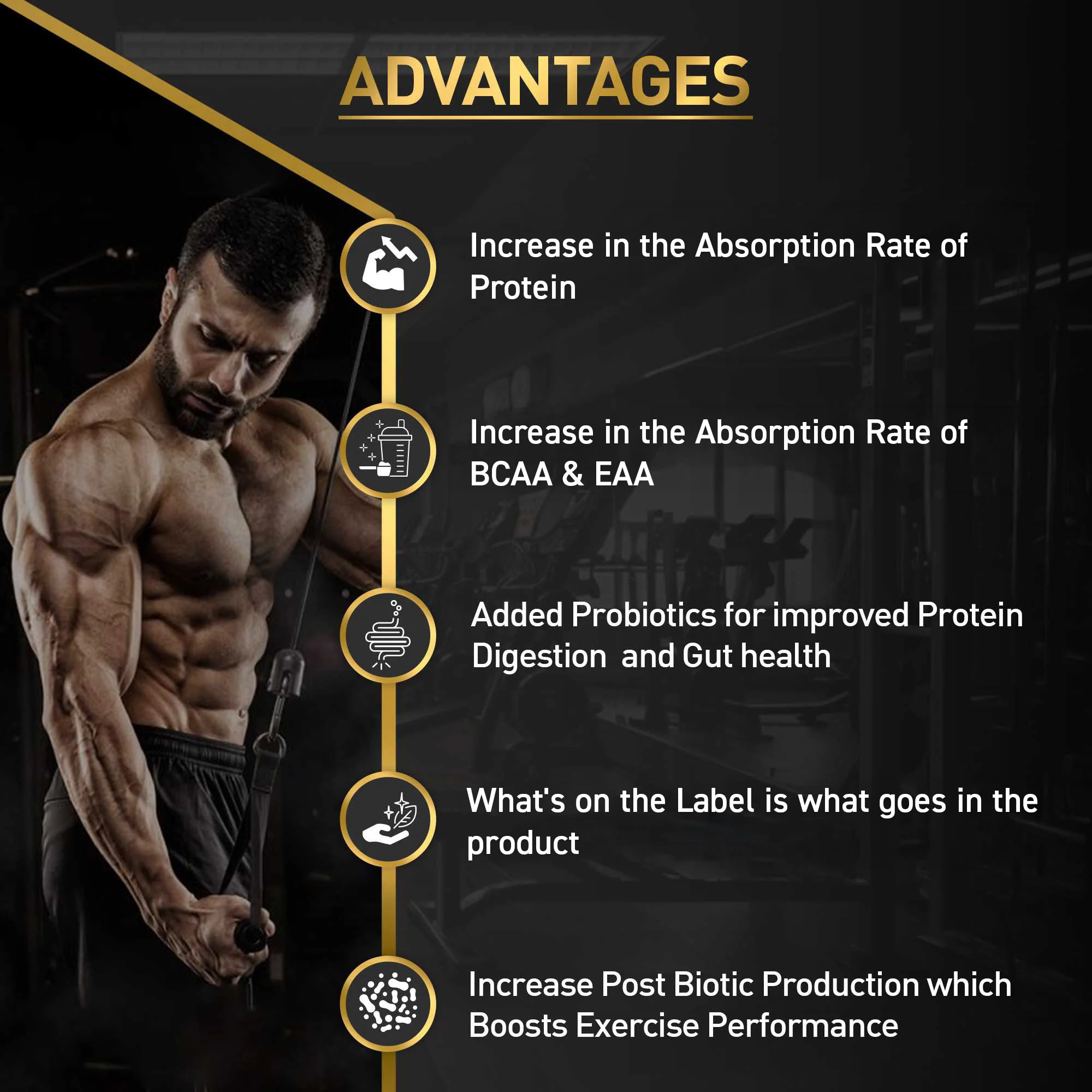 Nakpro Wheyzyme Absorption Whey Protein (Isolate & Concentrate) | 73g Protein | Added Probiotics | Trustified Certified - Image 49